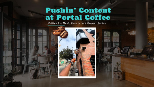 Pushin' Content at Portal Coffee ☕ Strategy, Scenery & a Splash of Tea
